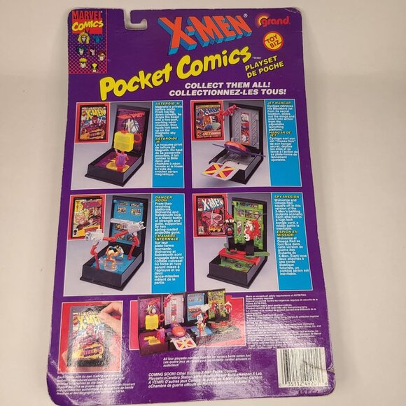 Pocket Comics Danger Room X-Men Marvel Comics 1994 wolverine Toybiz - Picture 2 of 7